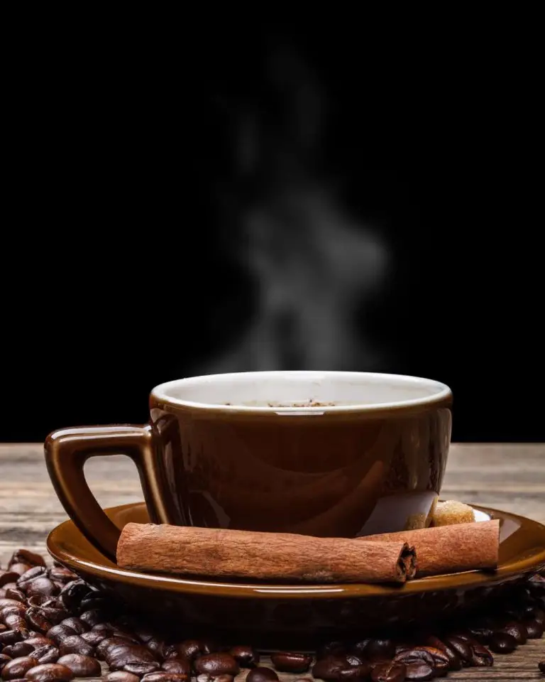 Cinnamon coffee, an excellent digestive aid